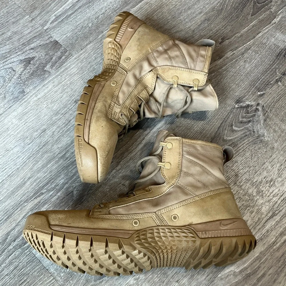 Nike SFB Field 8 British Khaki Mens Tactical Combat Boots 631360-222 Size 12